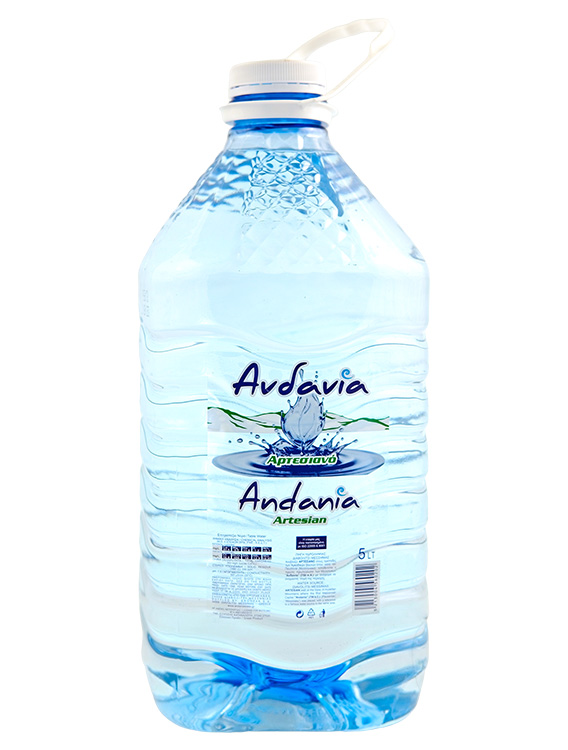 Ανδανία - Εμφιαλωμένο Αρτεσιανό νερό Μεσσηνίας - 5 lt