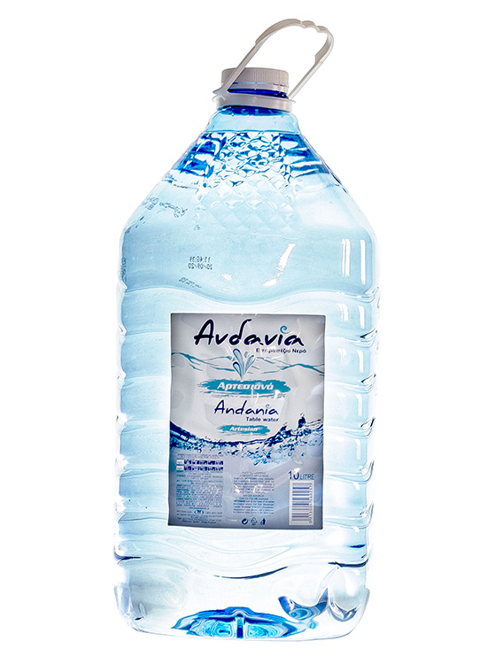 Ανδανία - Εμφιαλωμένο Αρτεσιανό νερό Μεσσηνίας - Συσκευασία 10 lt